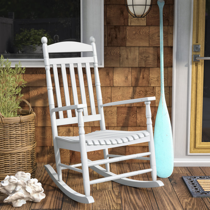 Beachcrest Home Landaff Island Porch Rocker Chair & Reviews Wayfair